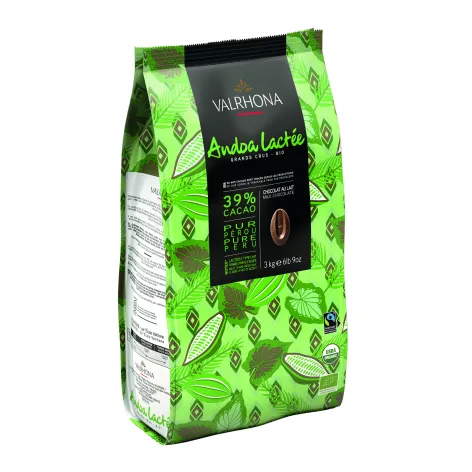 Valrhona Andoa Lactee Single Origin Peru Milk Chocolate